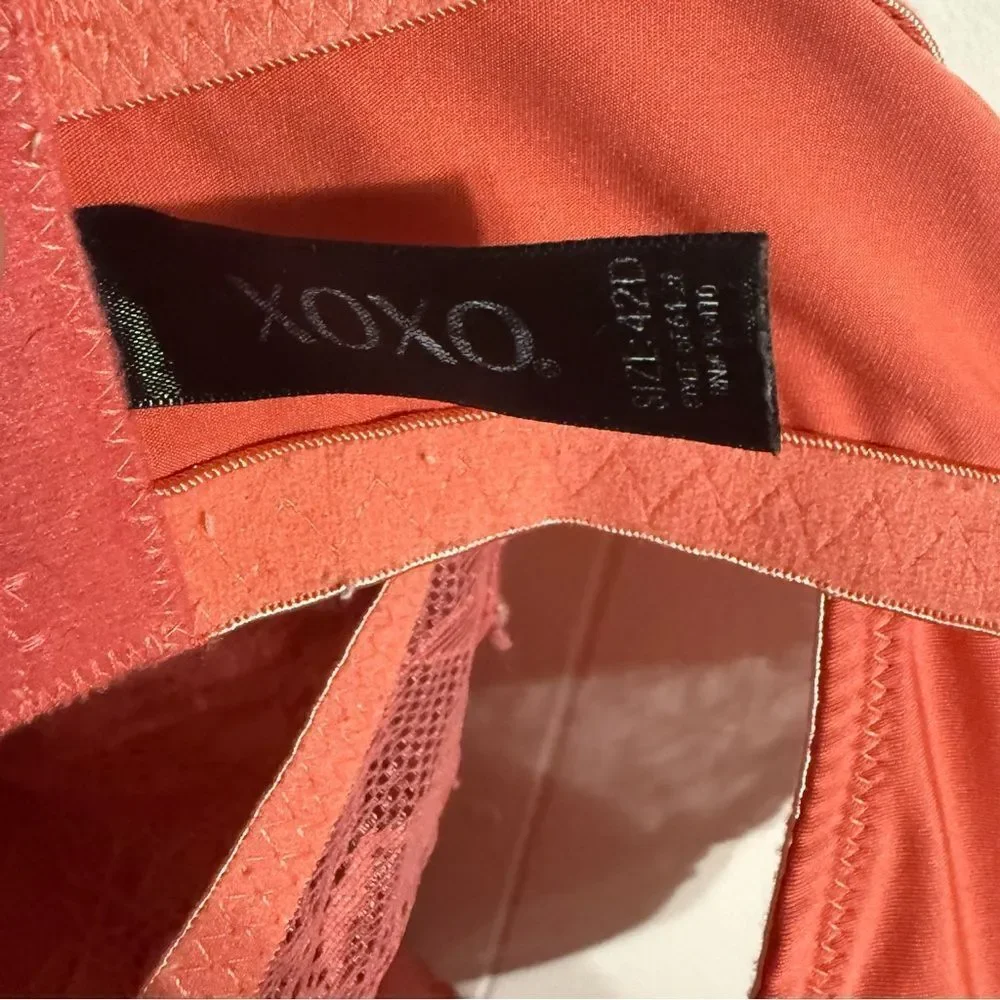 XOXO Pink Full-Coverage Bra with Adjustable Straps‎